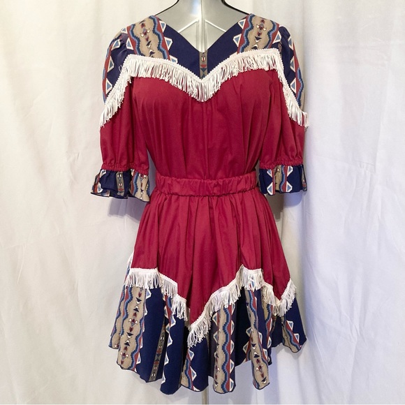 Vintage Rhythm Creations Square Dance Western Wear L - Picture 2 of 5